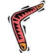 boomerang clip art